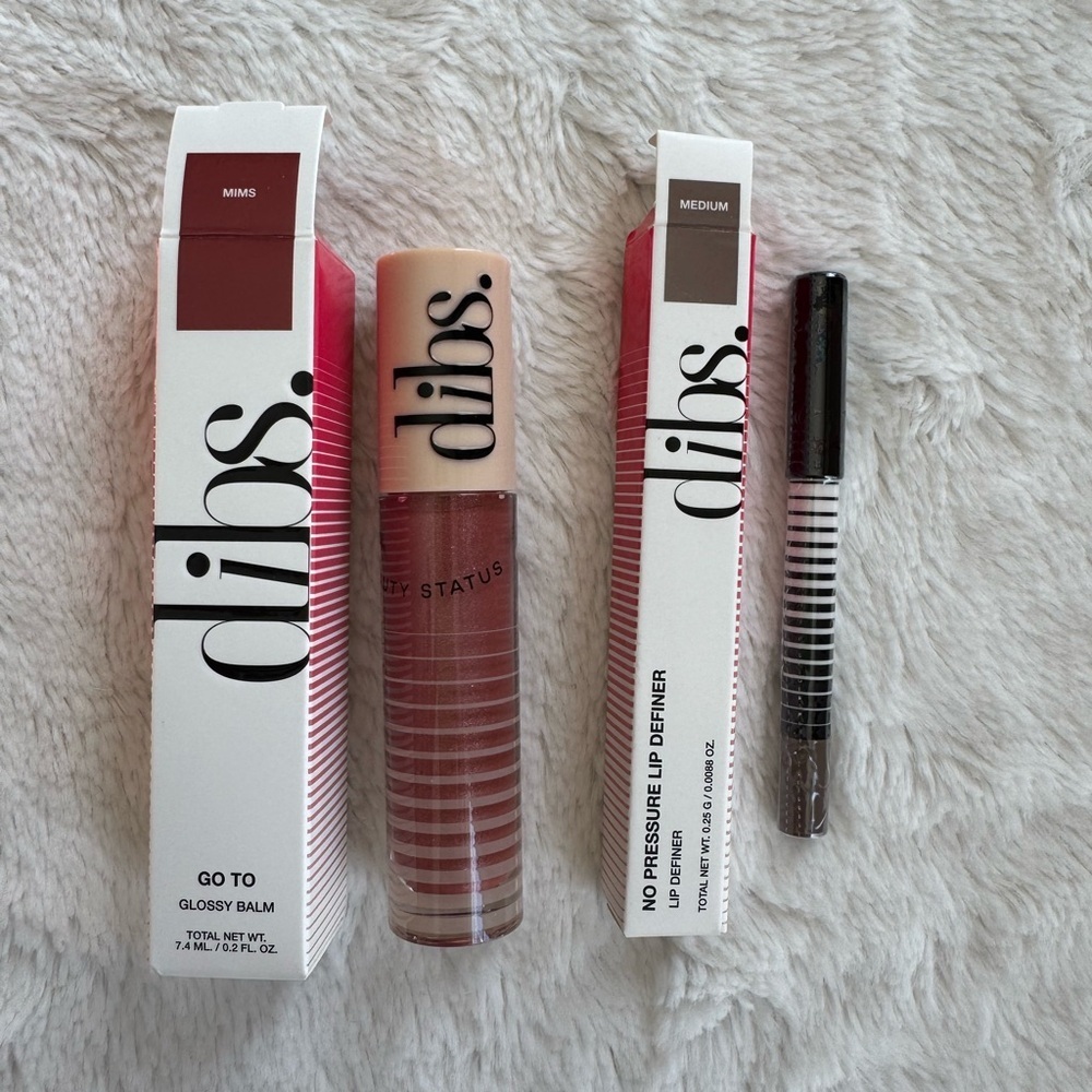 🔥NIB🔥 Dibs Go To Glossy Balm & Lip Definer Set